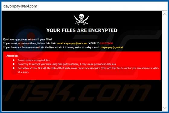 DOP ransomware