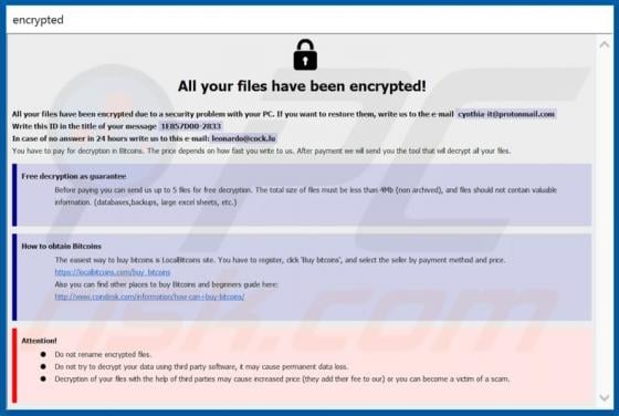 Eject ransomware