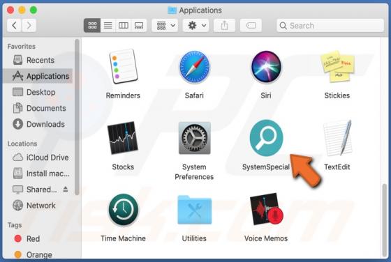 SystemSpecial adware (Mac)