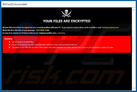 .iso (Phobos) ransomware