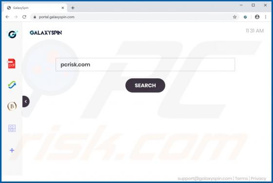 GalaxySpin browserkaper