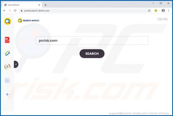SearchAholic browserkaper