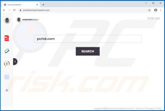 AnonymoSearch browserkaper