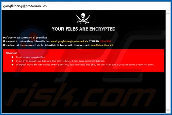BANG ransomware
