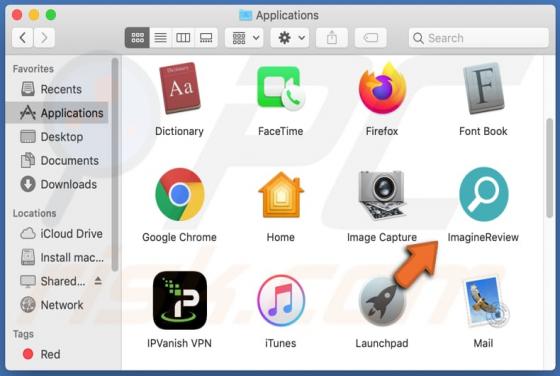 ImagineReview adware (Mac)