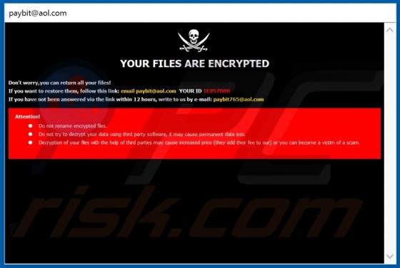 payB ransomware