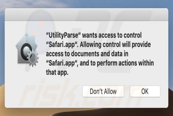 UtilityParse adware (Mac)