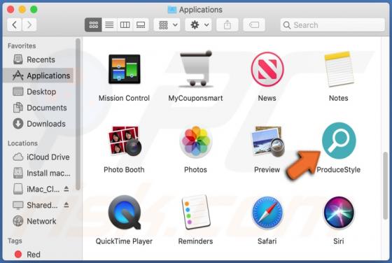 ProduceStyle adware (Mac)