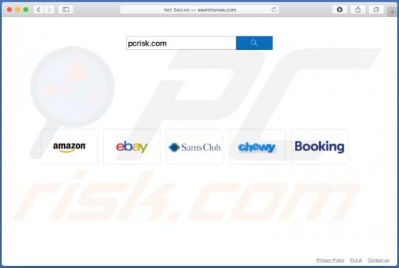 Searchsnow.com doorverwijzing (Mac)