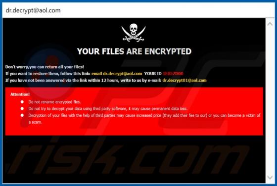 Dr ransomware