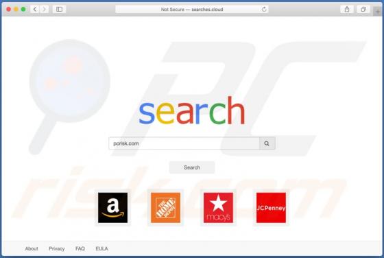 Searches.cloud doorverwijzing (Mac)