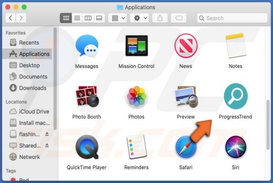 ProgressTrend adware (Mac)