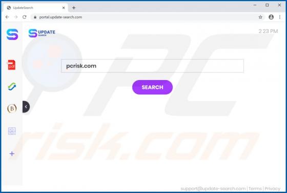 UpdateSearch browserkaper