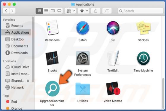 UpgradeCoordinator adware (Mac)