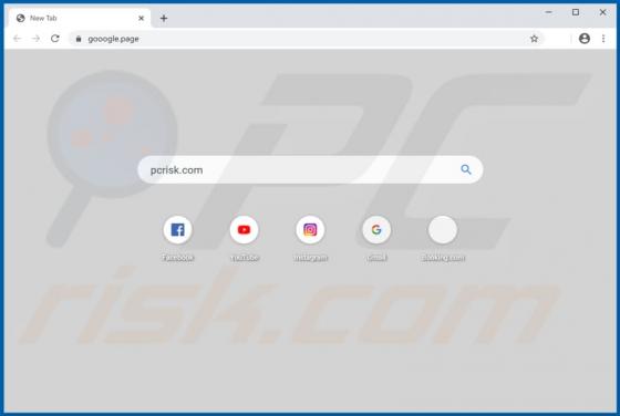 Gooogle.page doorverwijzing