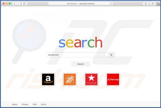 Searches.network doorverwijzing (Mac)