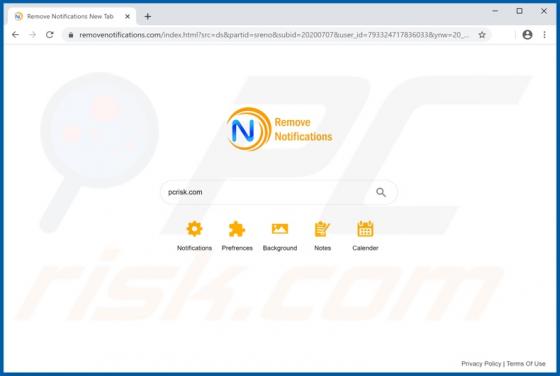 Remove Notifications browserkaper