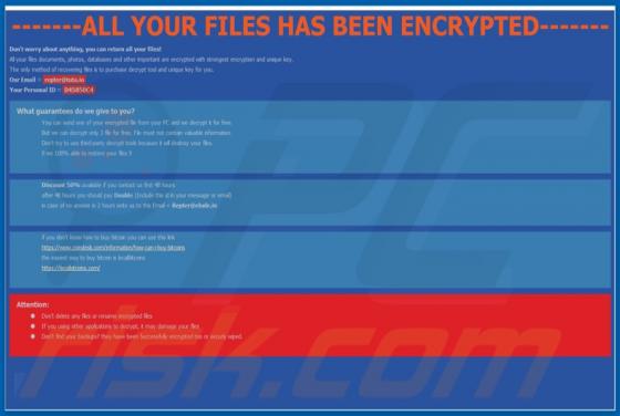 Repter ransomware